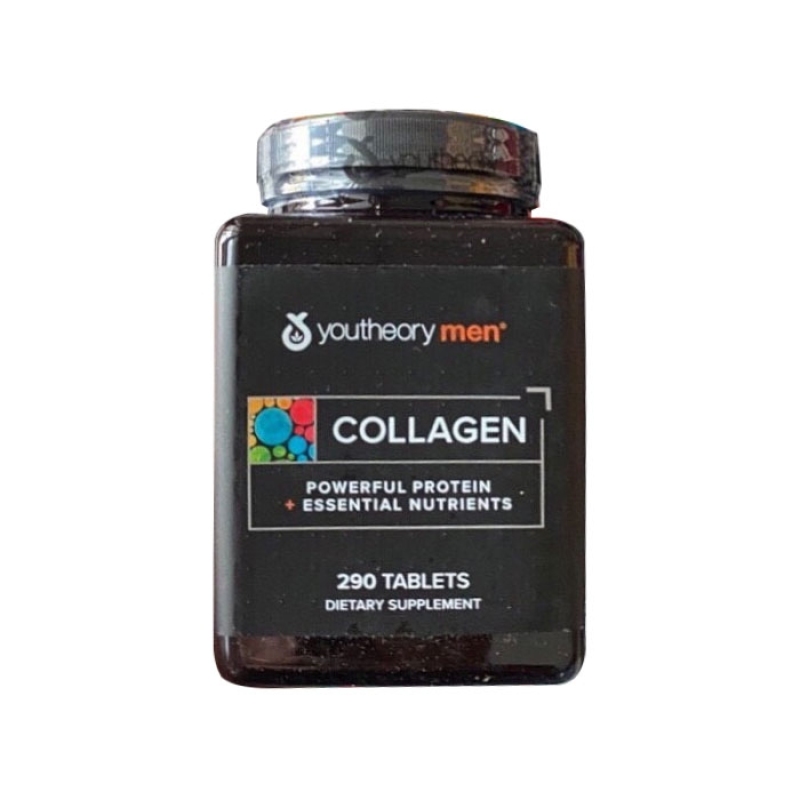 [HCM} Viên Uống Collagen Youtheory Men Type 1,2&3 Dành Cho Nam 290 Viên - collagen 1 2 3 dành cho nam