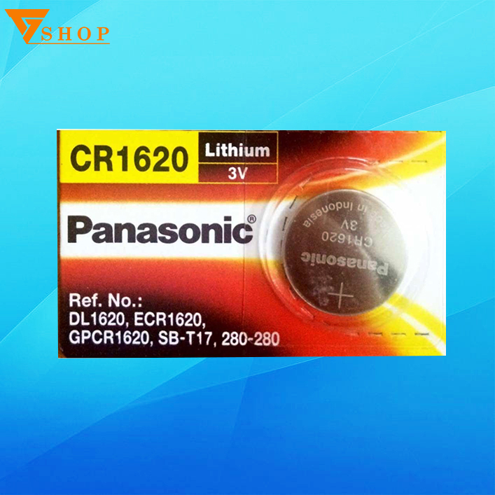 Pin CR1620 panasonic 3v, Pin Remote CR1620