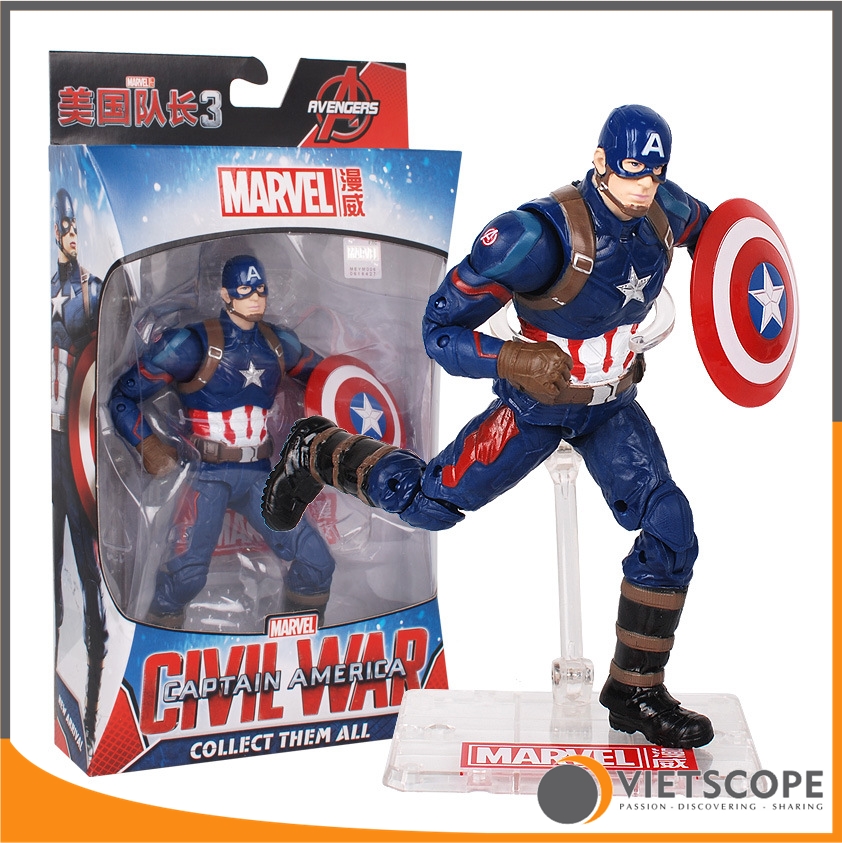 Đồ chơi mô hình đội trưởng Mỹ bản lĩnh Captain America 2214A  Action  Figures  Facebook Marketplace  Facebook