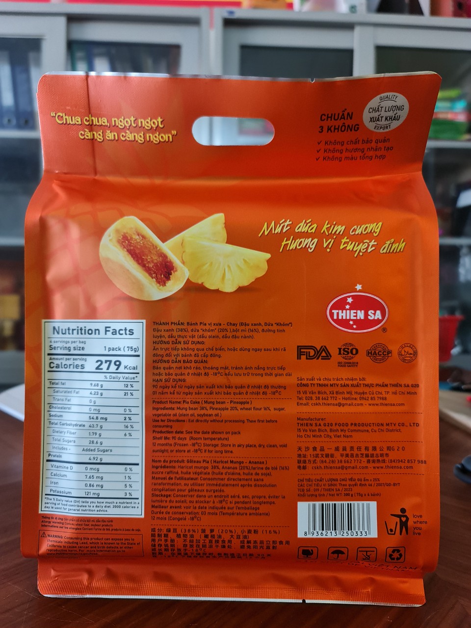 BÁNH PÍA (KHÓM) MỨT DỨA MD2