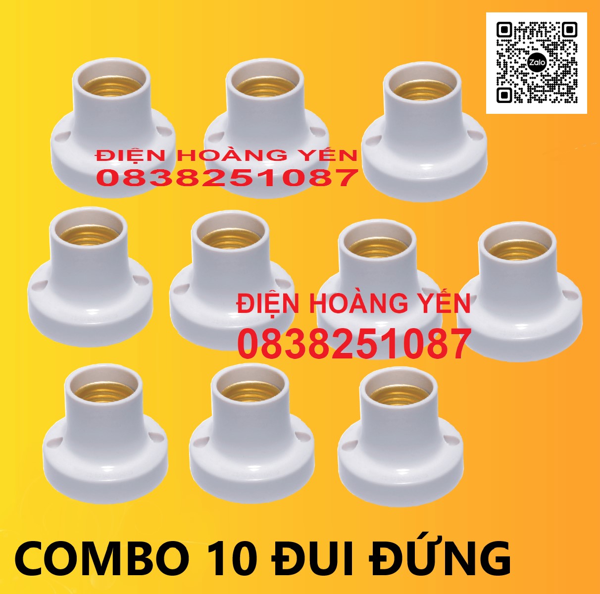 [HCM]10 Đui đèn gắn ốp tường E27 đui xoáy 27mm chếch góc 45 độ hoặc vuông 90 độ