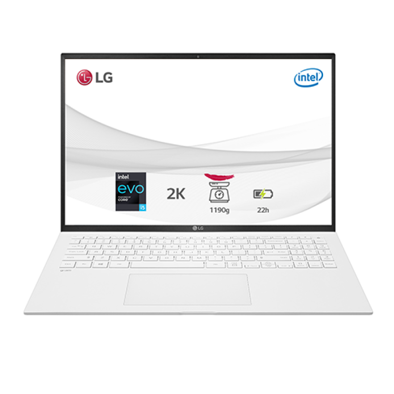 Laptop LG Gram 2021 16ZD90P-G.AX54A5 (Core i5-1135G7 | 8GB | 512GB | Intel Iris Xe | 16.0 inch WQXGA | FreeDos | Trắng)-Hàng chính hãng