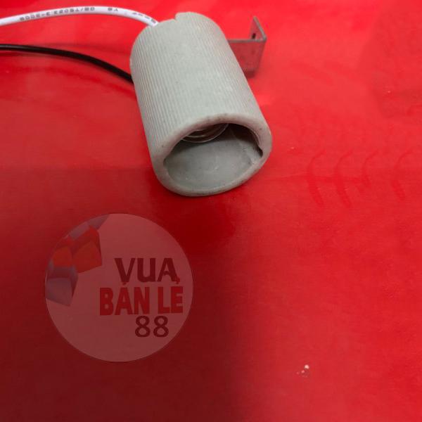 Đuôi đèn xoáy sứ chống cháy E14