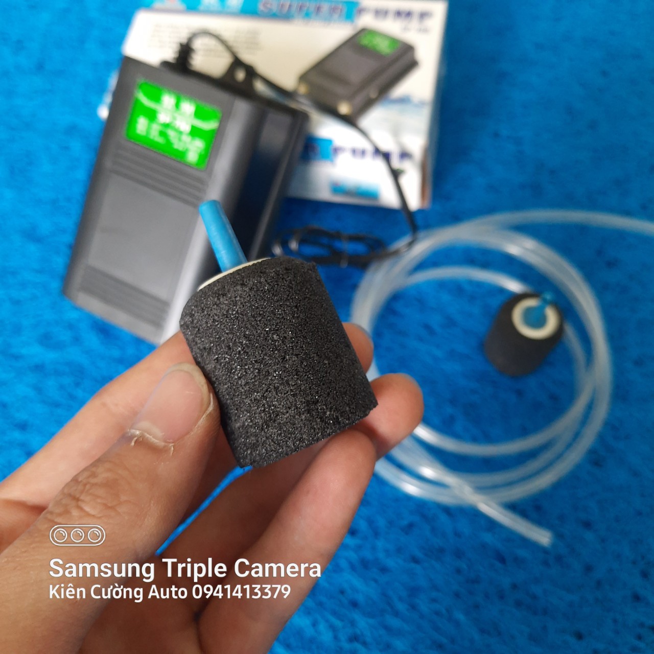 Máy sủi khí oxy hồ cá 2 vòi SP-780 (máy sục bể cá)