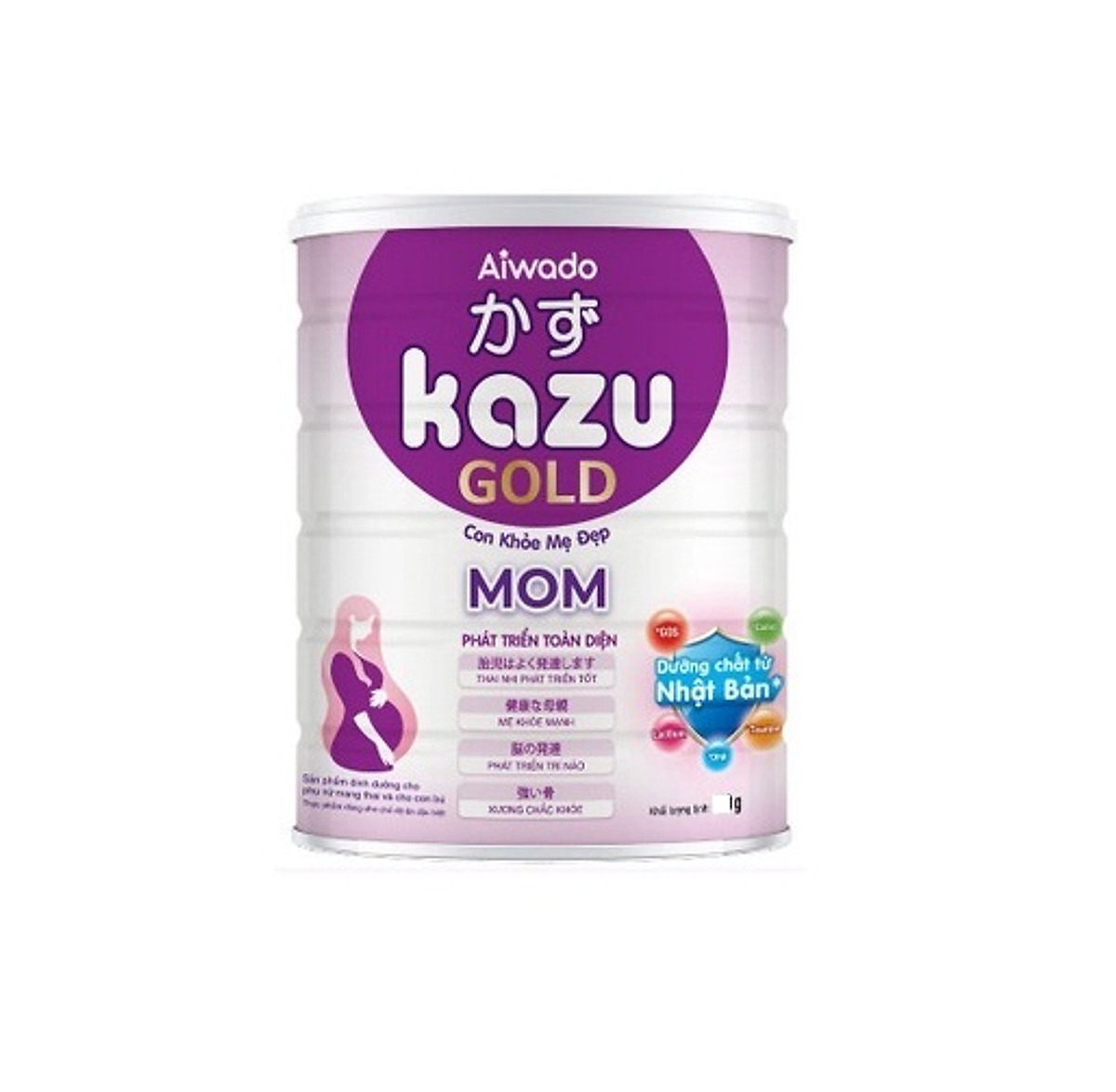 Sữa bột Aiwado KAZU MOM GOLD 810g - Tinh tuý dưỡng chất Nhật Bản