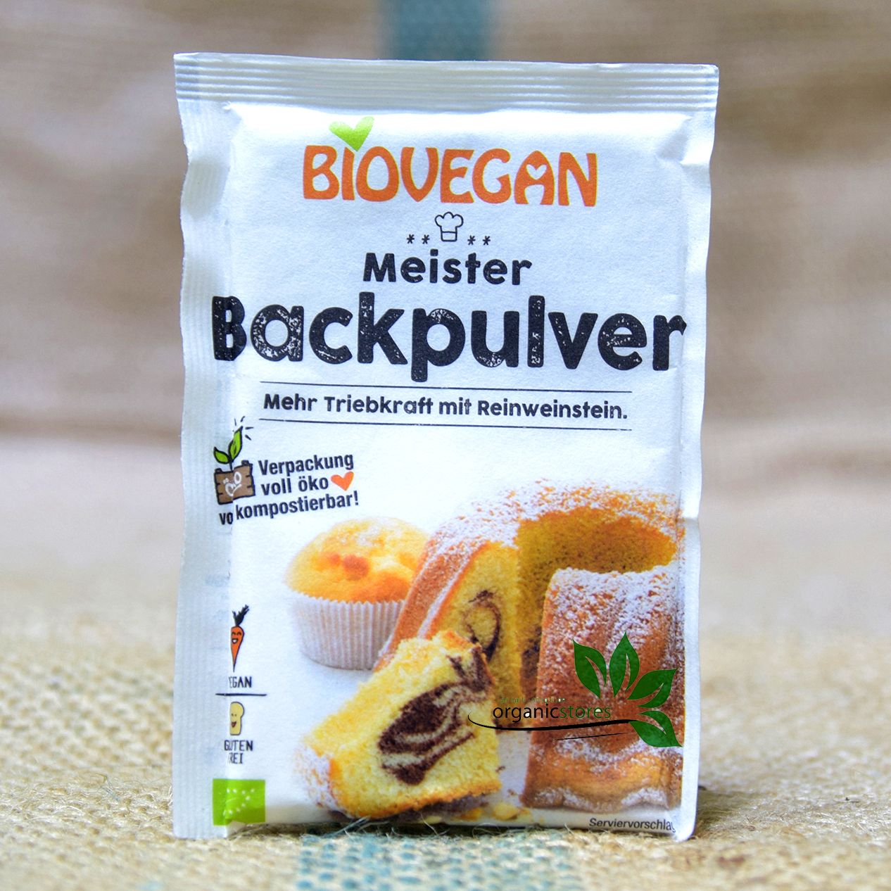 Men nở - Bột nỡ hữu cơ Biovegan