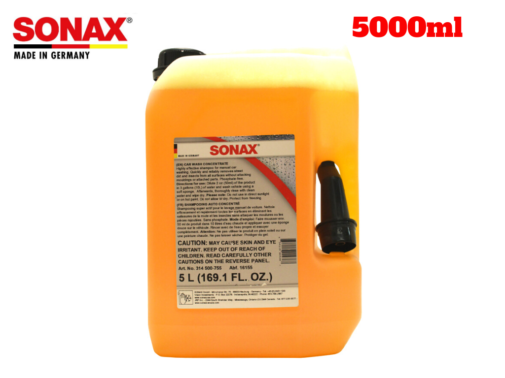 Nước Rửa Xe Sonax Siêu Sạch Gloss Shampoo concentrate 314500 5 lít