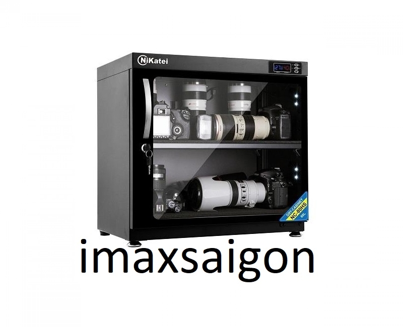 [HCM]TỦ CHỐNG ẨM NIKATEI NC-80HS (BLACK) 80 Lít