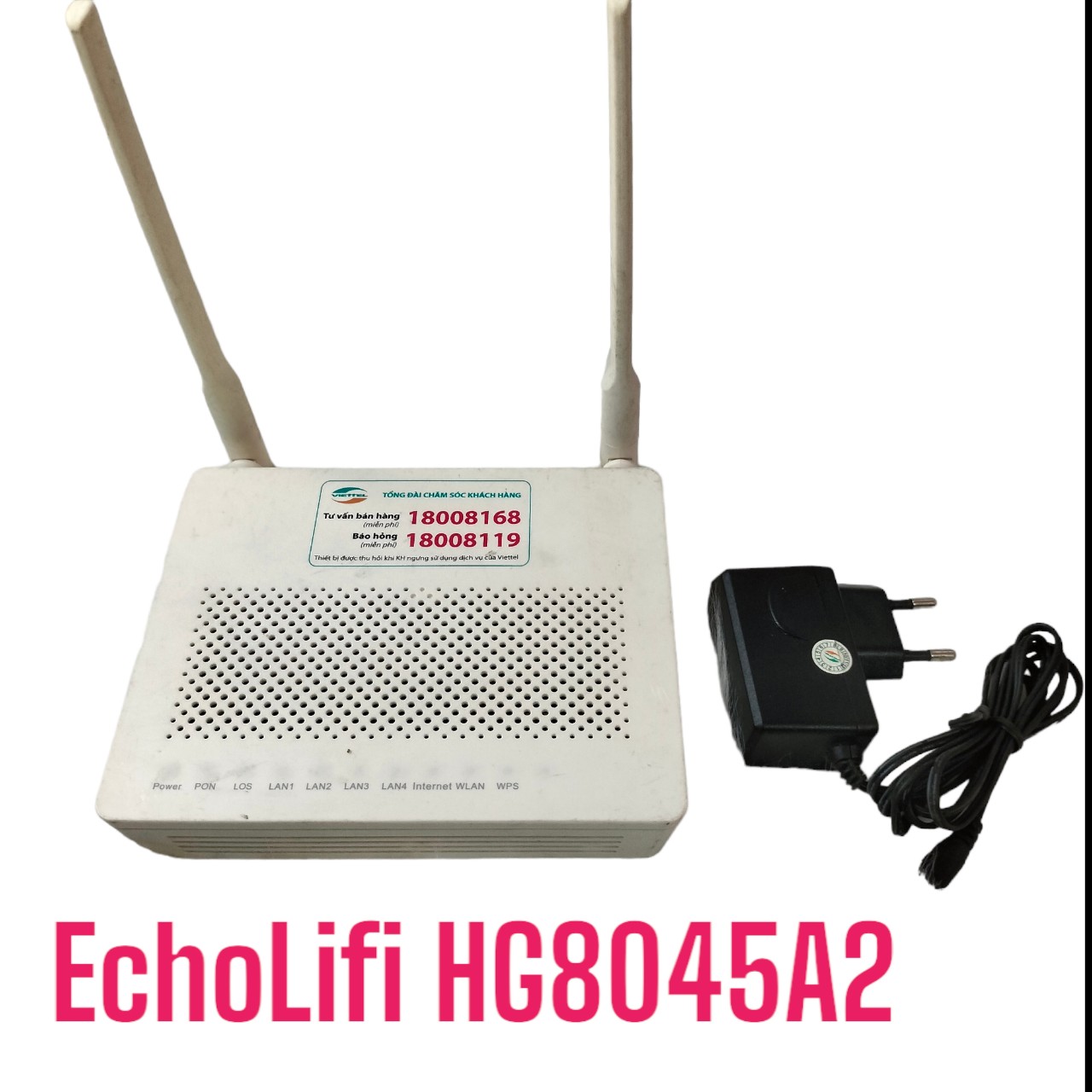 Modem wifi Viettel Huawei HG8045A2 1 băng tần dùng làm bộ phát wifi phụKèm Nguồn 12vĐã qua sử