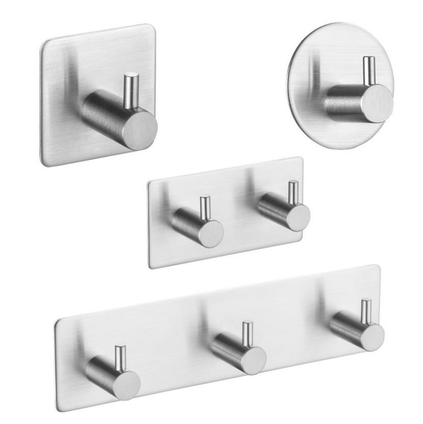 Móc treo đồ dán tường inox 304 siêu dính