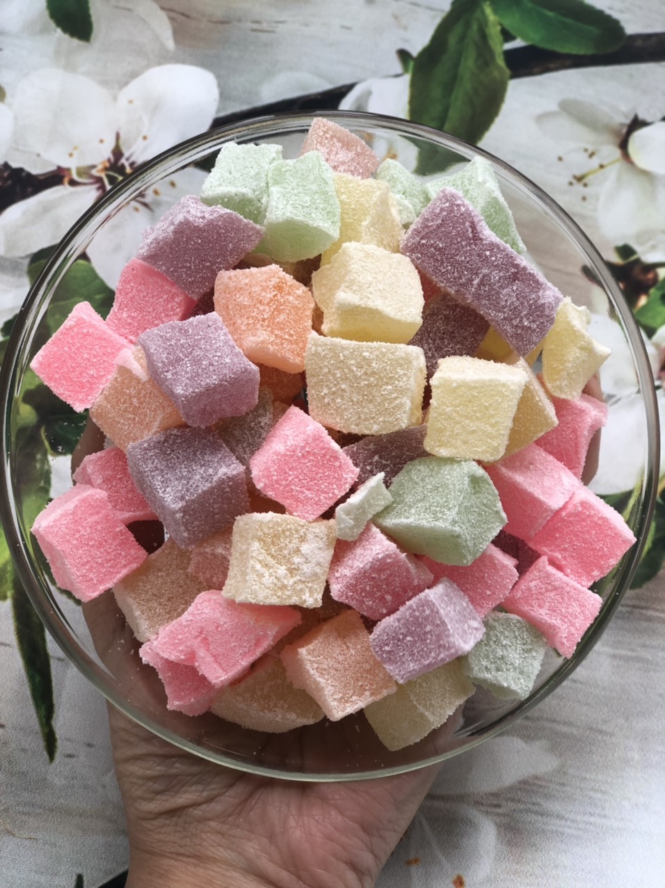 Kẹo dẻo dâu sữa trái cây gói 500gr
