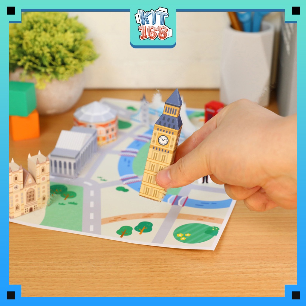 Mô hình giấy kiến trúc Thành phố mini London