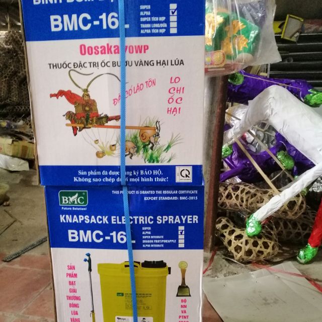 Bình bơm động cơ điện BMC 16L