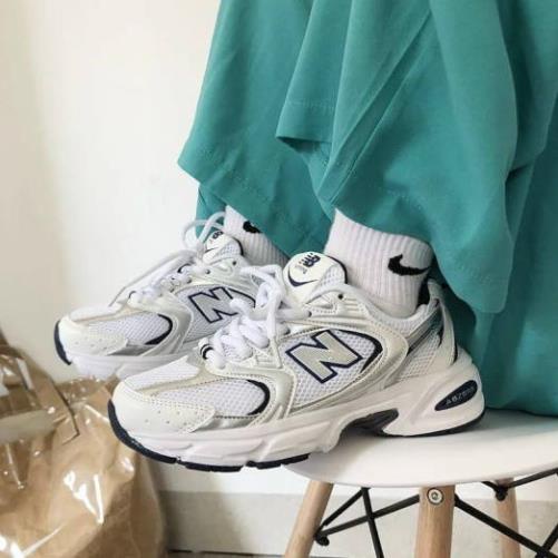GIÀY NEW.BALANCE530 WHITE GREY HÀN QUỐC LAI AU [ FREESHIP + GIẤY GÓI ]