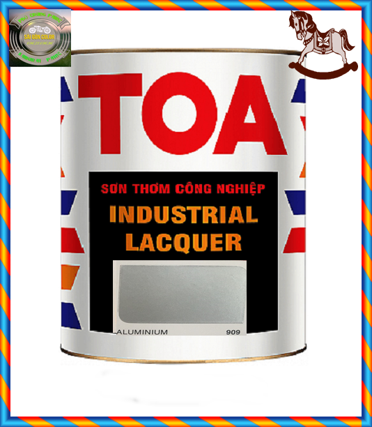 Sơn thơm công nghiệp Toa 1kg màu nhũ bạc 909