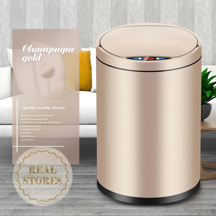 Thùng rác cảm ứng 12L bản pin sạc