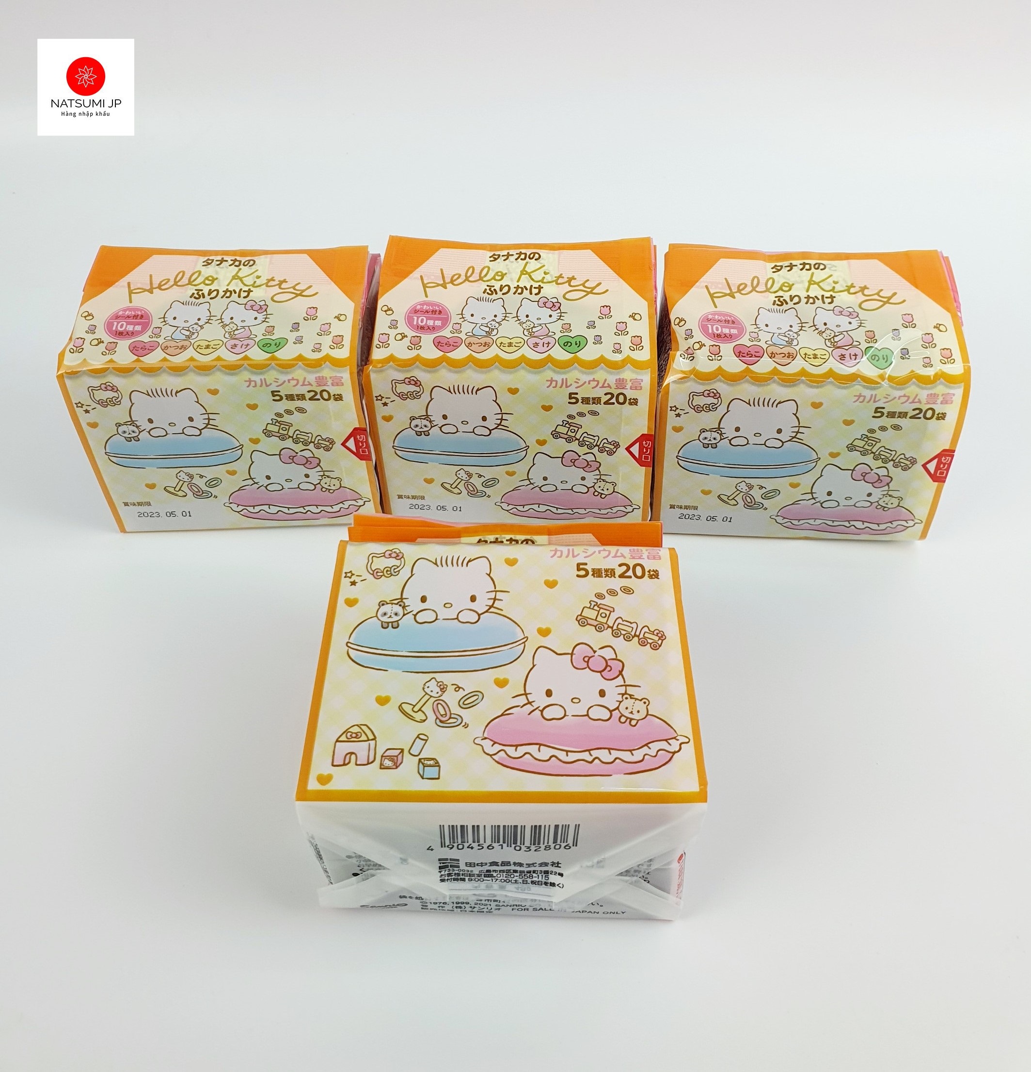 Gia vị rắc cơm Hello Kitty Nhật Bản cho bé