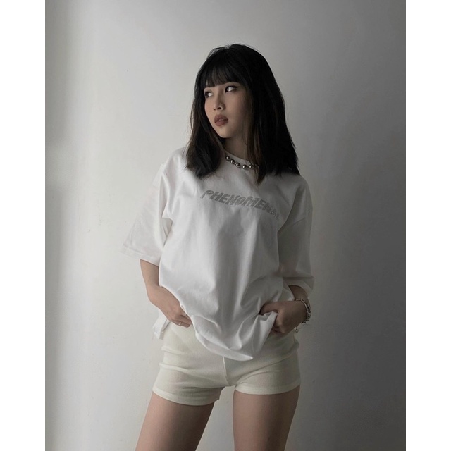 PHENO WHITE GEMSTONES - ÁO THUN ĐÍNH ĐÁ UNISEX PHENOMENAL