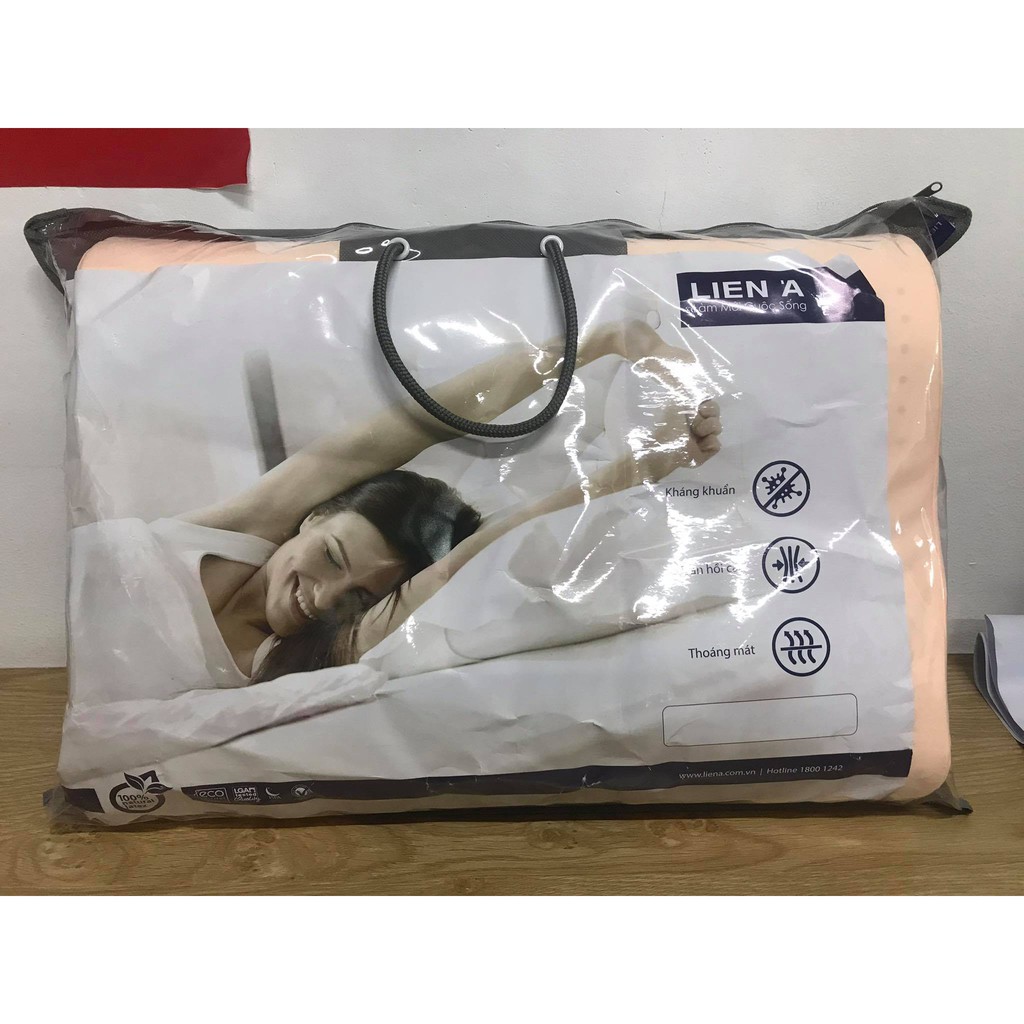 Gối nằm cao su thiên nhiên liên á contour