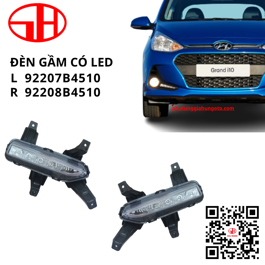Hyundai Grand i10 2017 5kW led car chassis light (92207b4510-92208 b4510)
