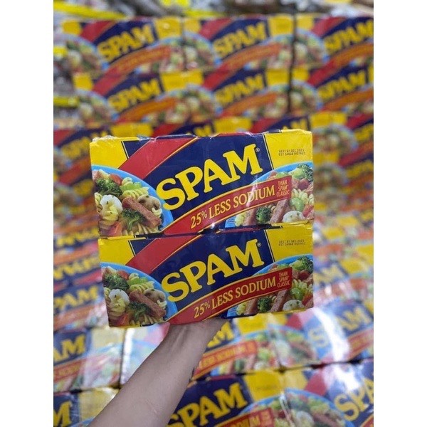 [Date 2026] Thịt hộp SPAM mỹ 340g ít mặn