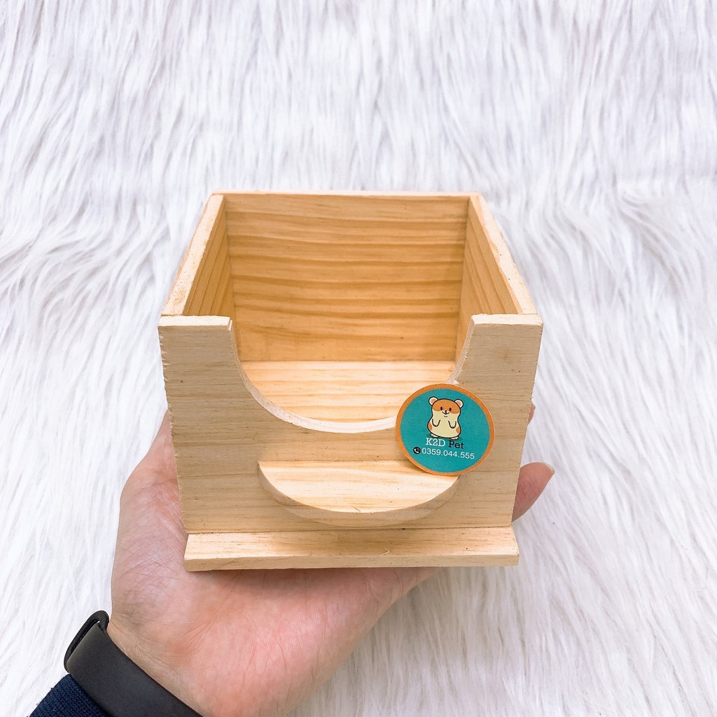[Hoàn tiền 10%]Bồn tắm, nhà tắm gỗ cho hamster
