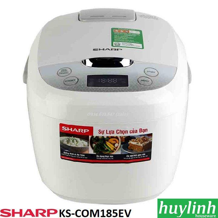 Nồi cơm điện tử Sharp KS-COM185EV - 1.8 lít