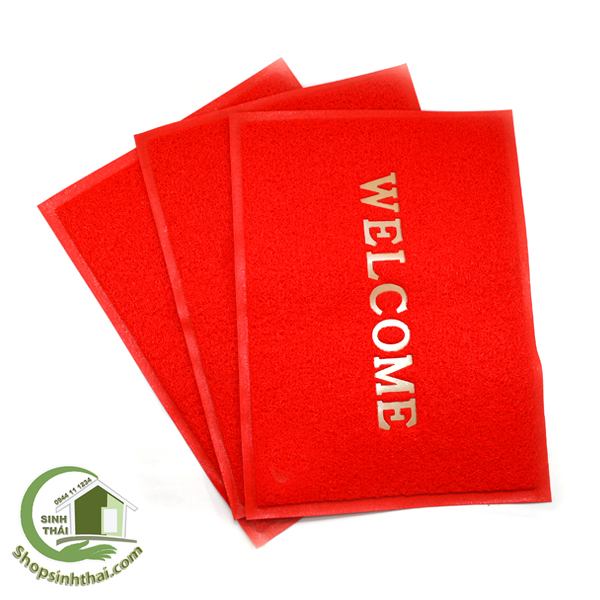 [HCM]Thảm Lau Chùi Chân Welcome 50x70cm
