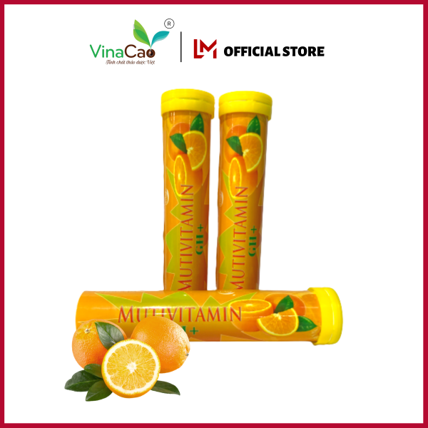 Viên sủi Mutivitamin GH+ bổ sung vitamin, tăng cường sức đề kháng _Vinacao_