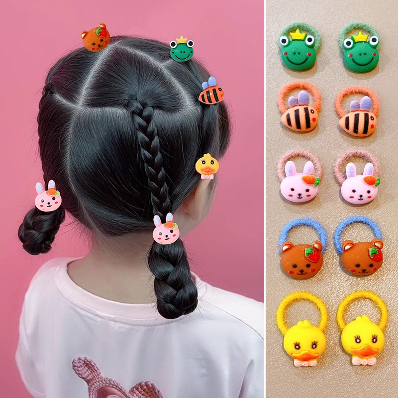 Set 10 cột tóc mẫu mới siêu yêu cho bé