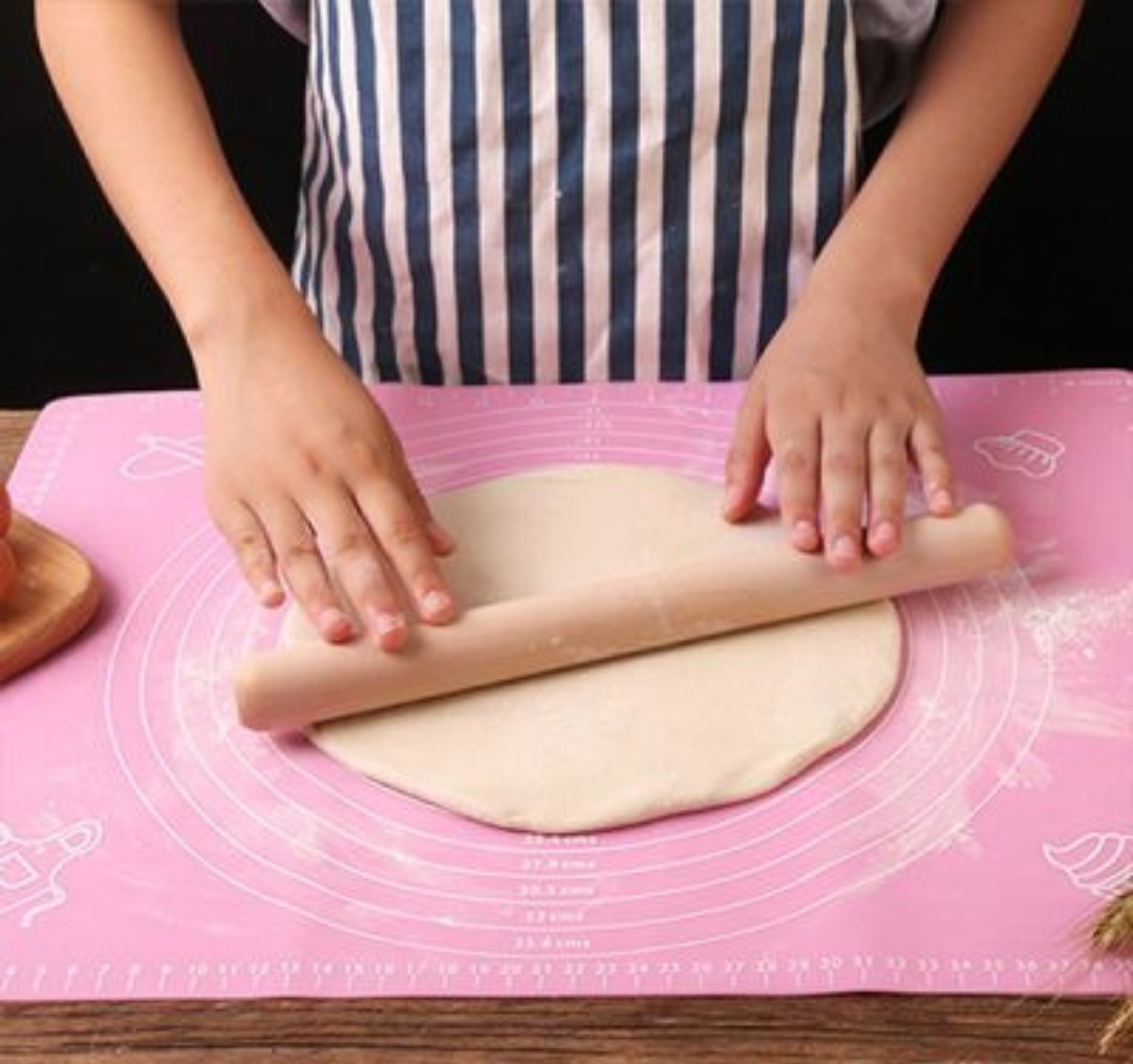 Cây cán, lăn bột làm bánh bằng gỗ 24cm đa năng - cây lăn cán bột