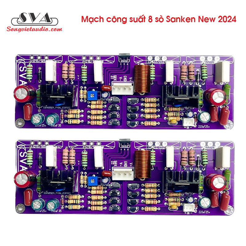 MẠCH CÔNG SUẤT 8 SÒ SANKEN (2 KÊNH) - 1 CẶP