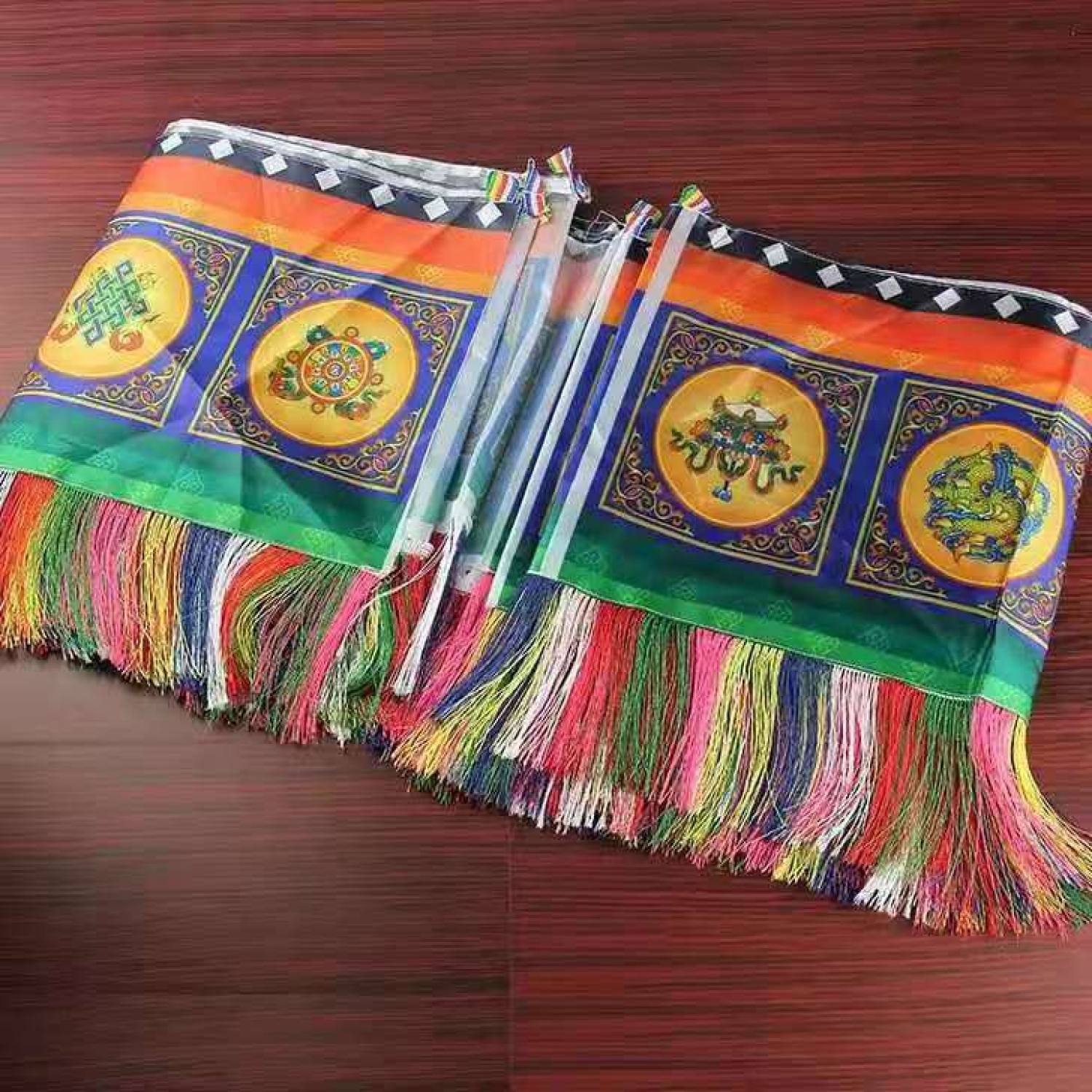 [PBMC] Rèm 8 Cát Tường -LỤA IN CHẤT LƯỢNG CAO