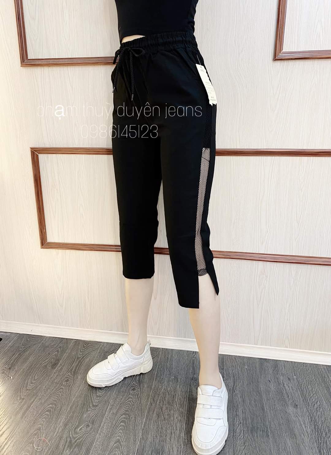 Quần baggy đũi lửng