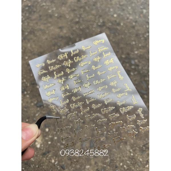 Sticker Dán Móng [ Rẻ Vô Địch]