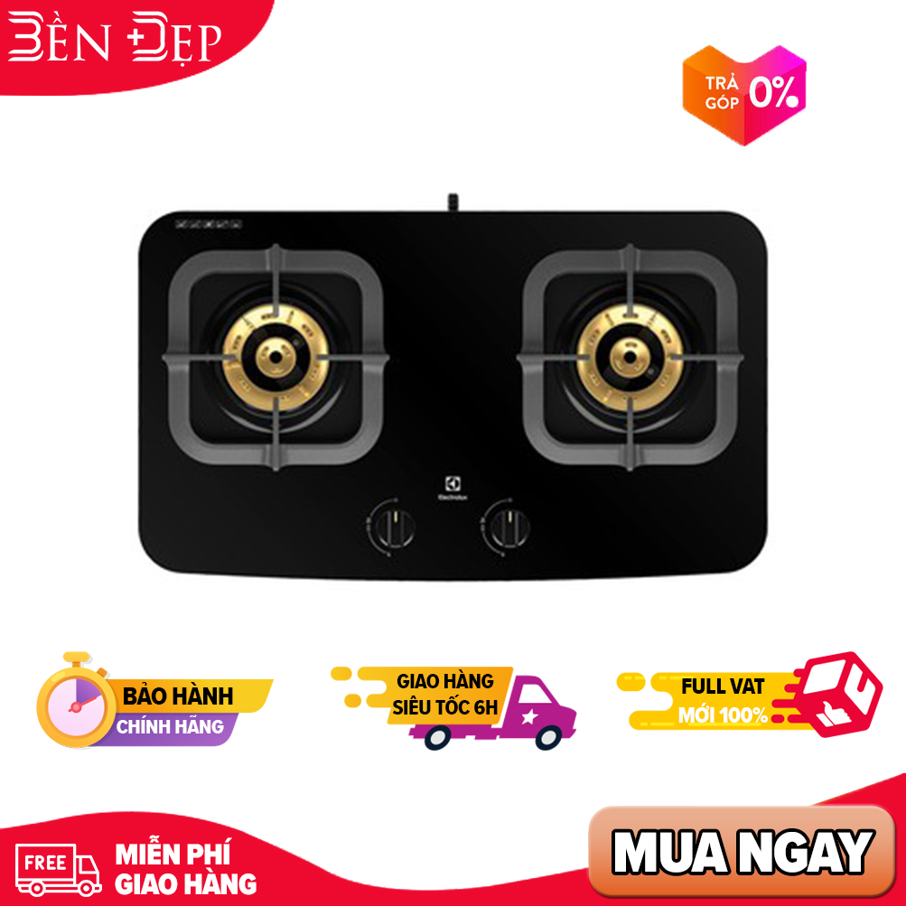 Bếp ga dương 2 vùng nấu. electrolux etg7286gkr