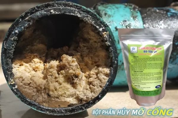 Bột thông cống, xử lý dầu mỡ đóng khối BOTEK-05