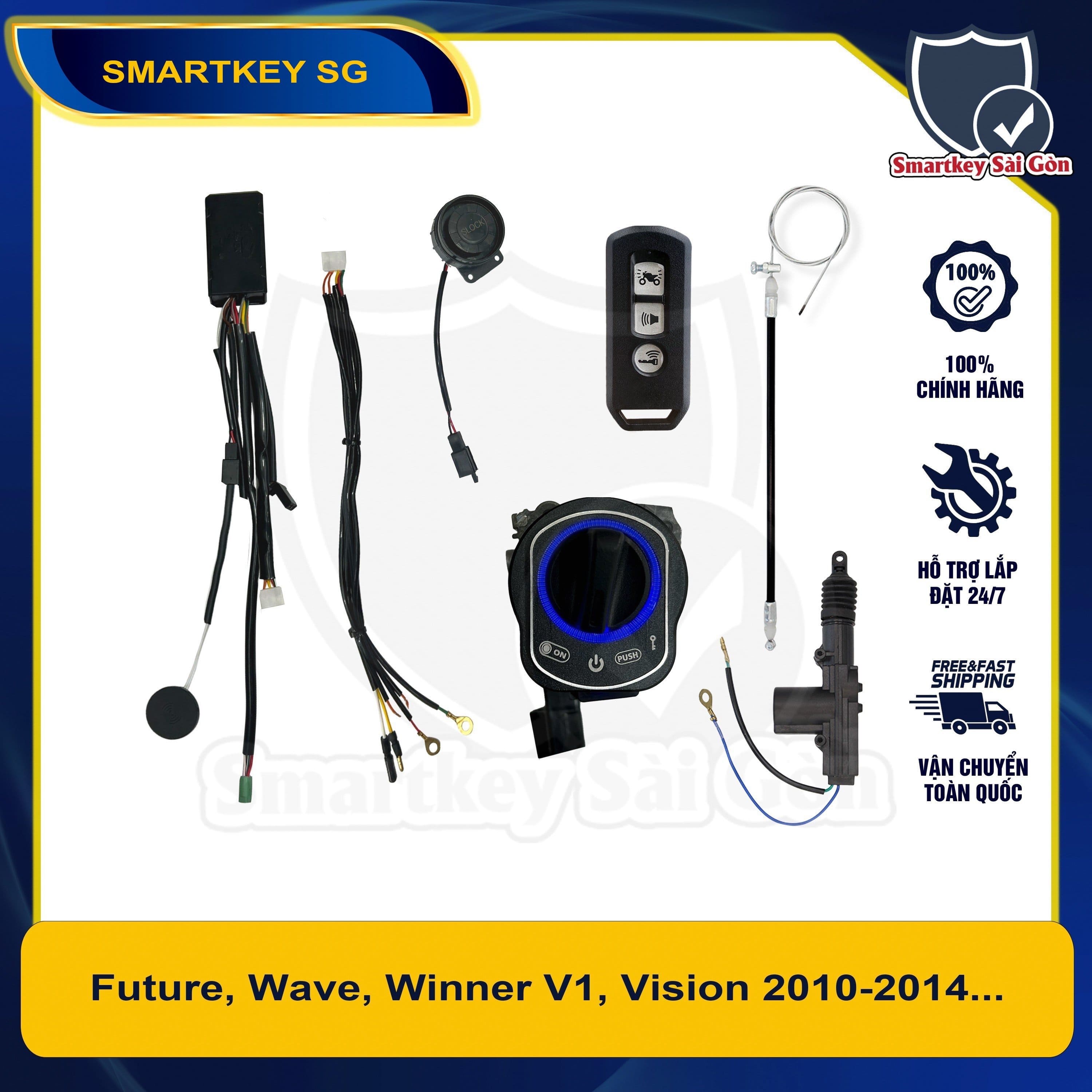 Smartkey SG SIÊU RẺ Dành Cho FUTURE,WAVE,WINER V1,VISION 2010-2013,….