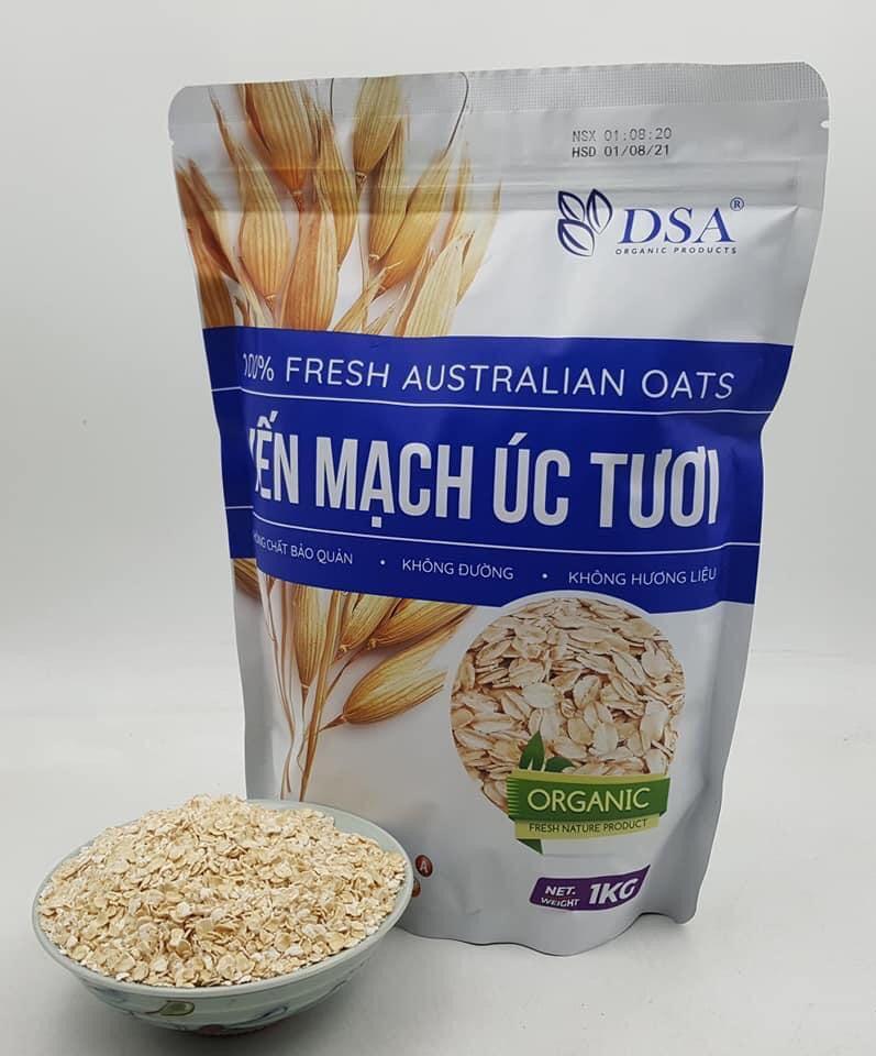 1kg yến mạch tươi DSA nhập khẩu từ Úc - Cán vỡ