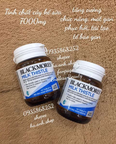 Blackmores Milk Thistle 42 viên- Thải Độc Gan