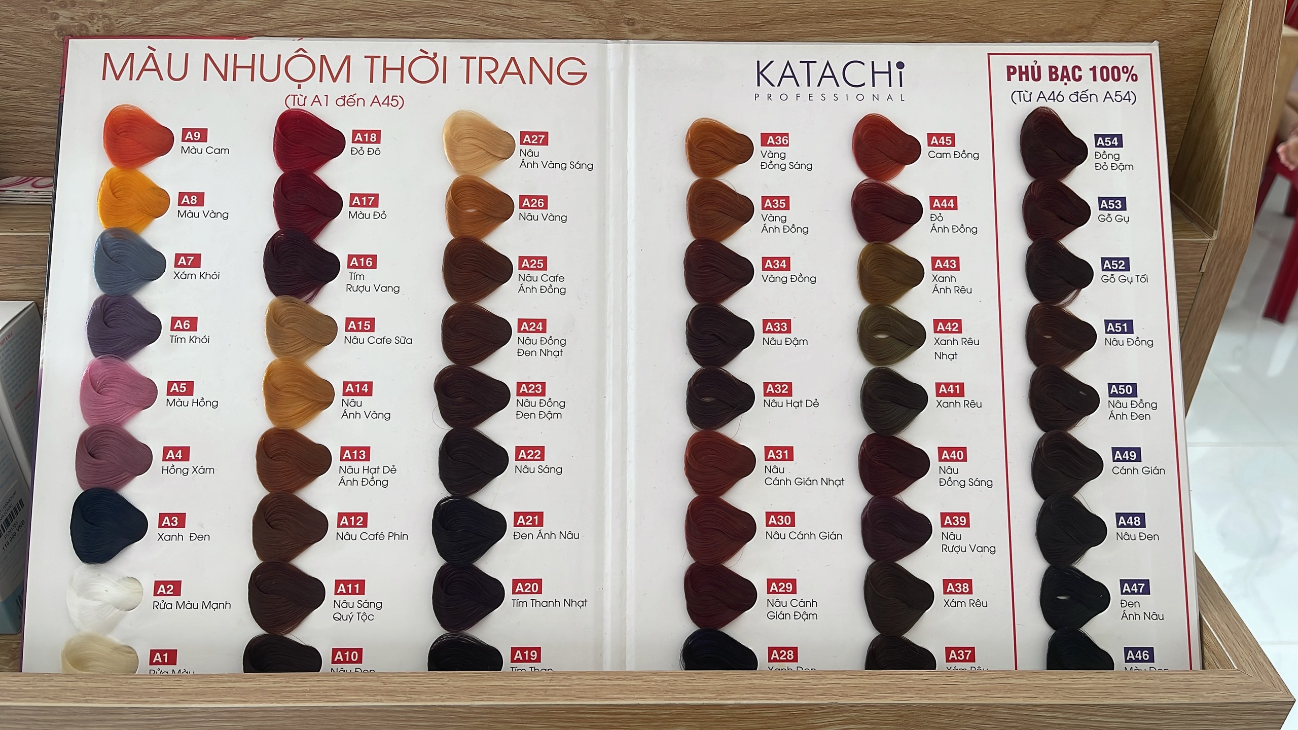 THUỐC NHUỘM THỜI TRANG KATACHI PREMIUN COLLAGEN