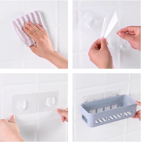 [HCM]Kệ dán tường nhà tắm  phòng bếp đa năng