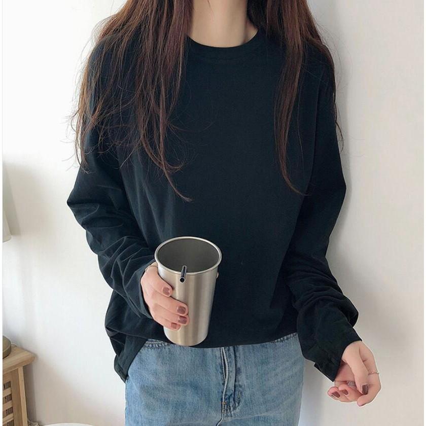 [HCM]Áo Basic Thun Tay Dài