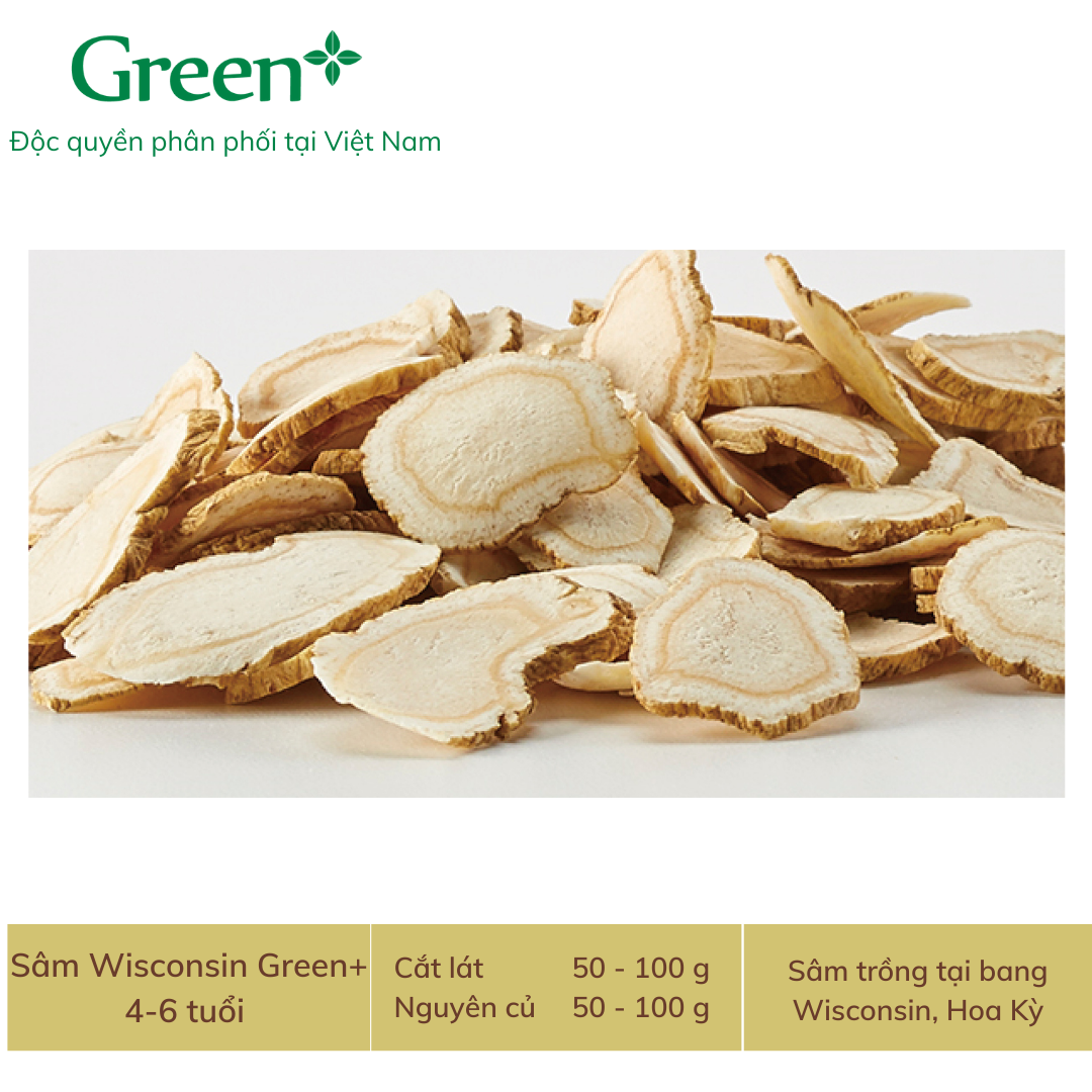 [HCM]Sâm Wisconsin Hoa Kỳ - cắt lát 50g