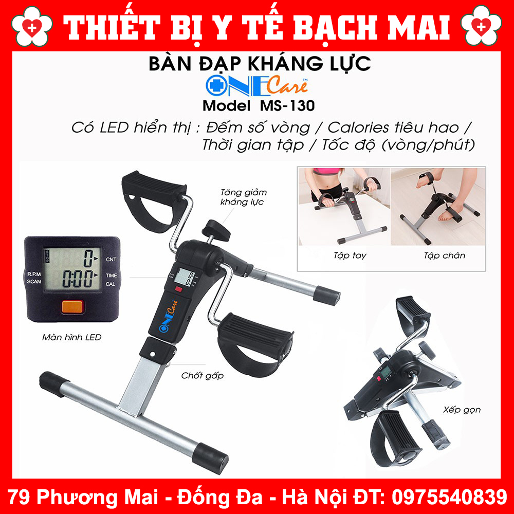 Bàn Đạp Tập Chân, Tay Có Kháng Lực, Có Đồng Hồ Cho Người Tai Biến Vật Lý Trị Liệu