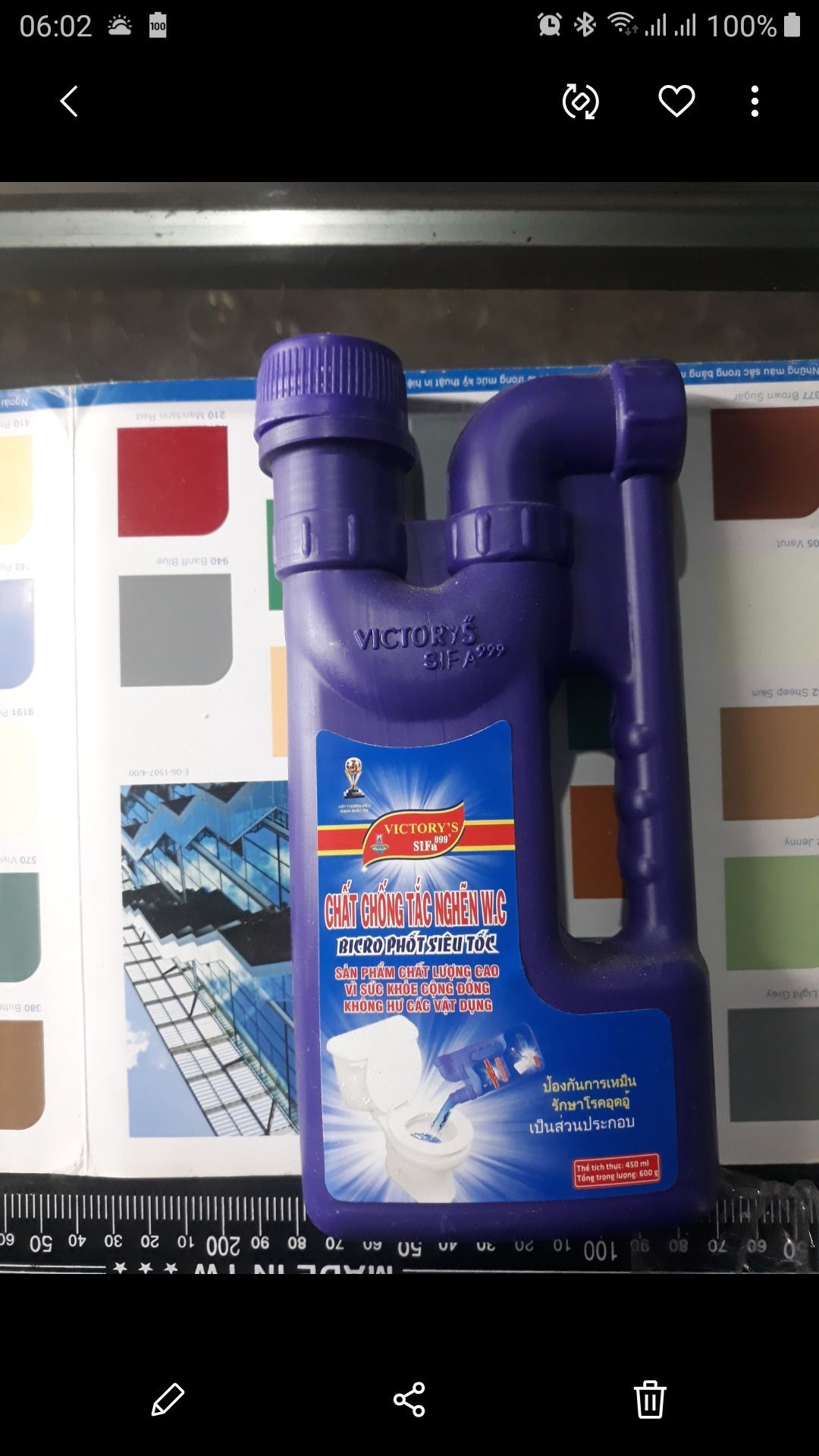 Chất Chống Tắc Nghẽn Bồn Cầu SiFa Siêu Tốc SiFa 450ml