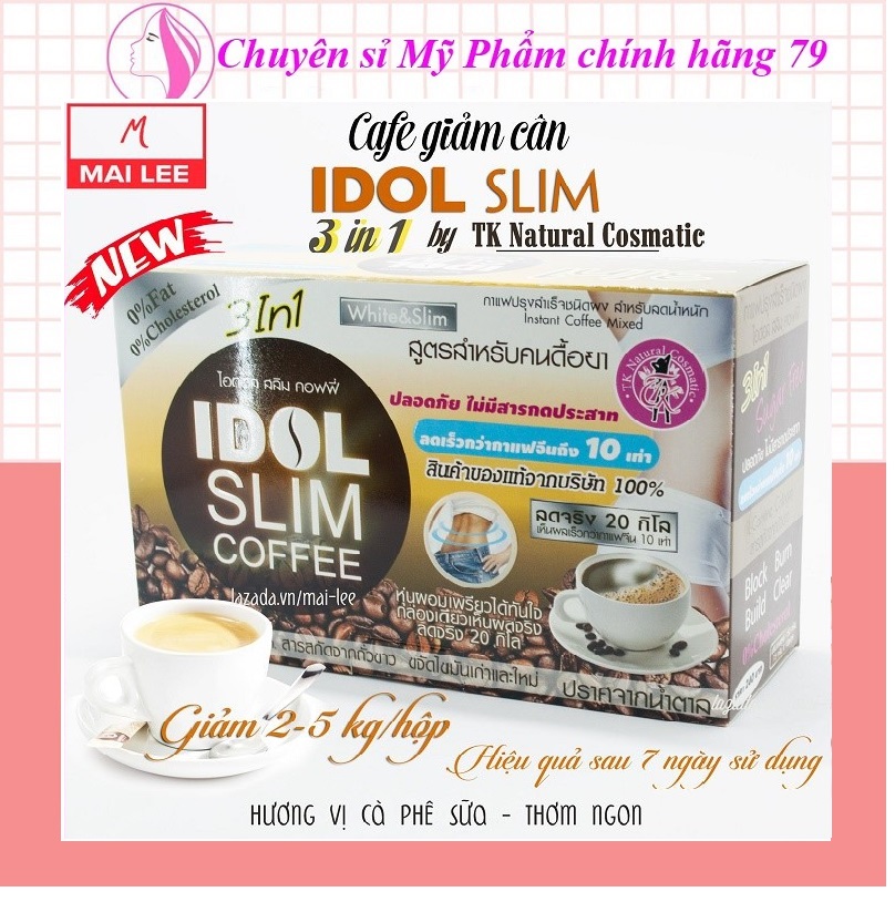 [Freeshipmax] Weight loss coffee, lose weight fast 1 Box 10 pack, lose Weight Fast Idol slim, effective weight loss