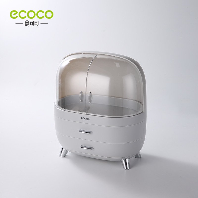 Tủ đựng mỹ phẩm có nắp kèm khay son Ecoco E2014 cao cấp