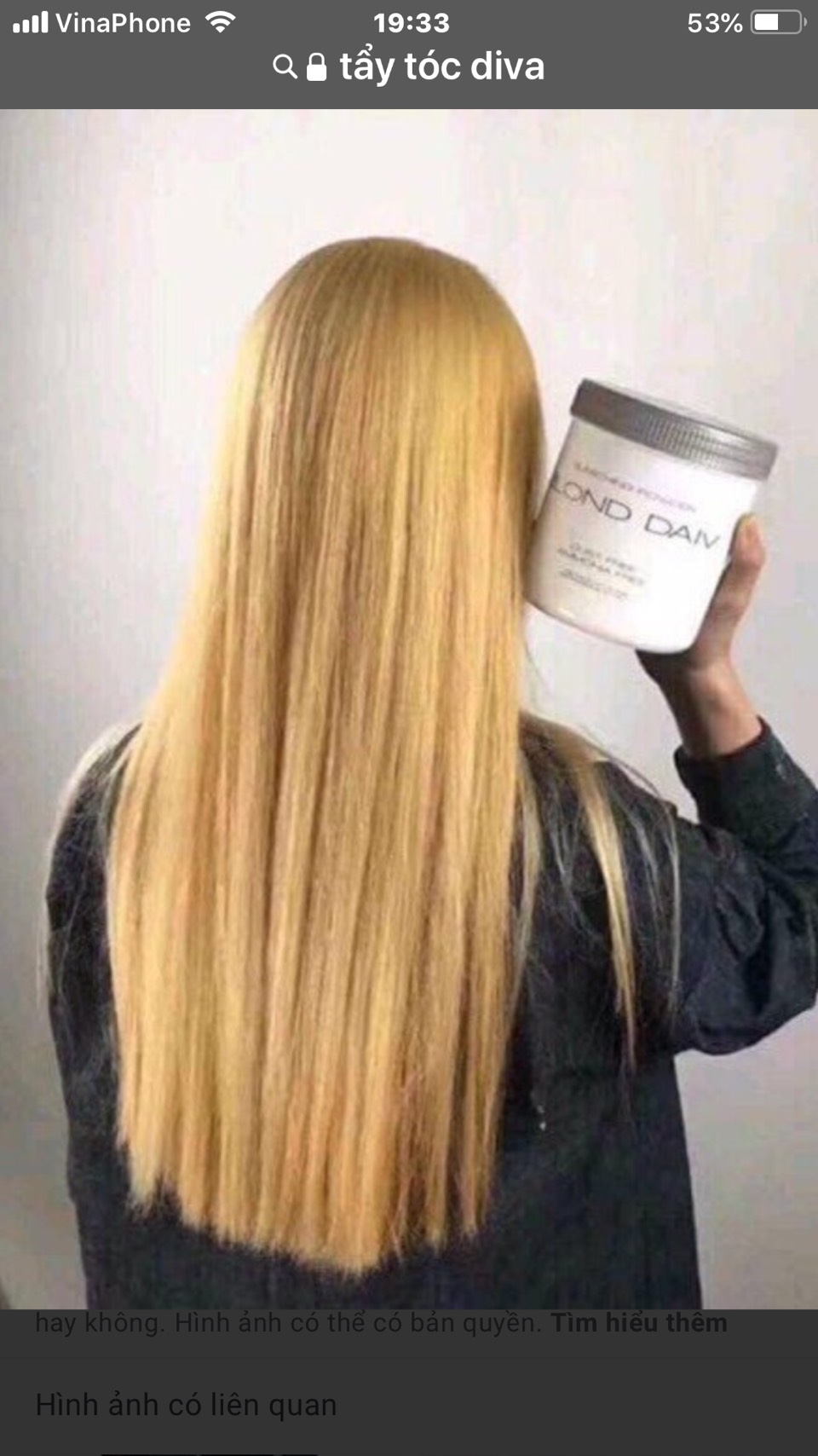 BỘT TẨY TÓC CAO CẤP 500G BLOND DIVA