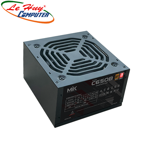 Nguồn máy tính MIK S-Power C650B 650W 80 PLUS BRONZE